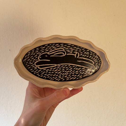 Jumping Hare Plate